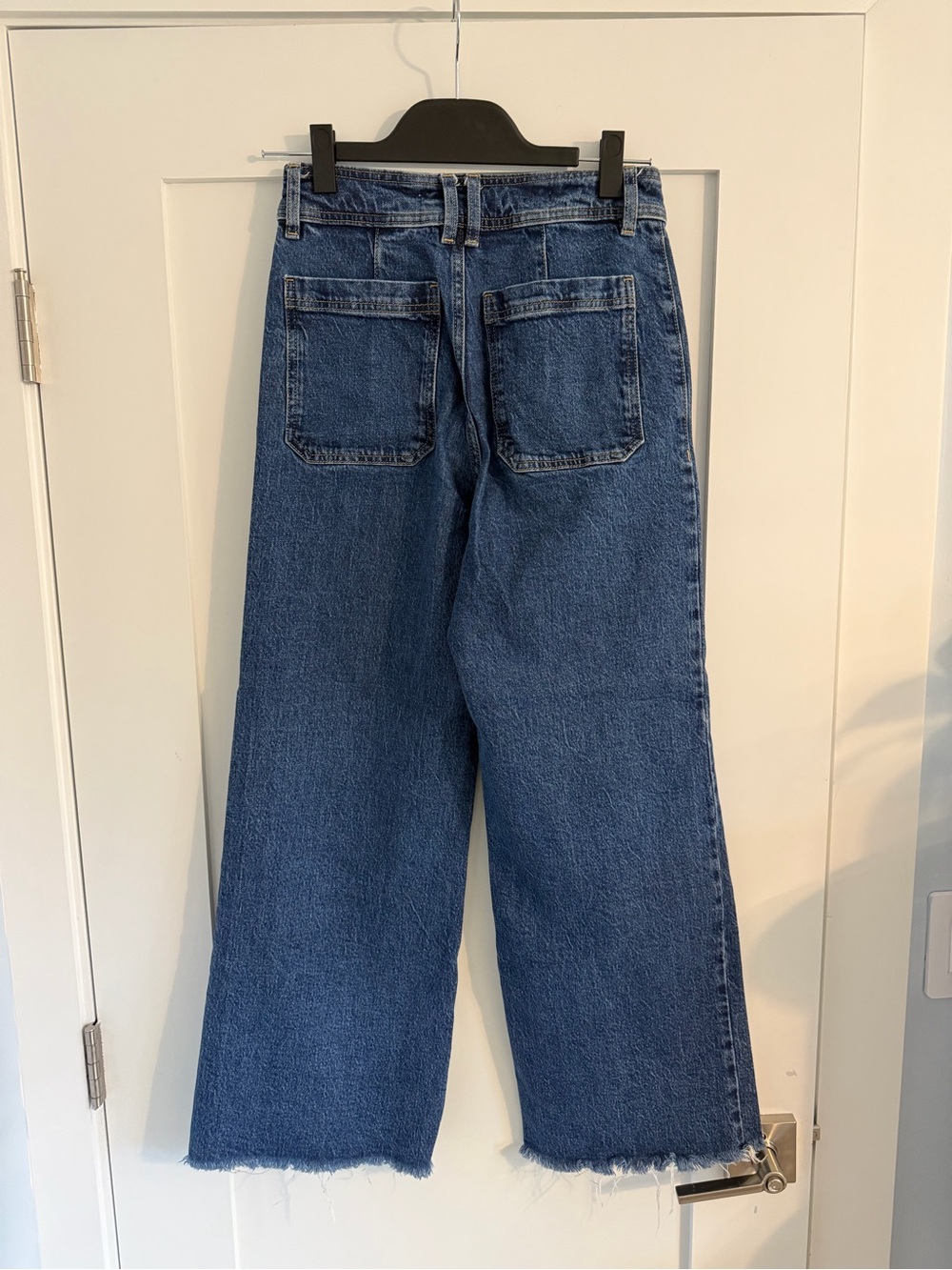 Mango MNG High-Rise Sailor Style Wide Leg Women’s Jeans Size 4 - Picture 2 of 3